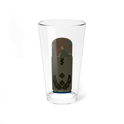 HA OS5 52b Oberfeldarzt San HMx L (Military Rank) Pint Glass 16oz