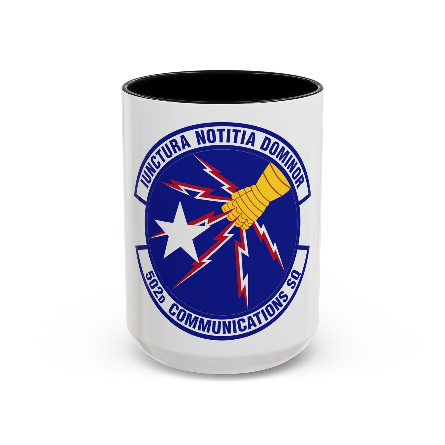 502d Communications Squadron (U.S. Air Force) Accent Coffee Mug