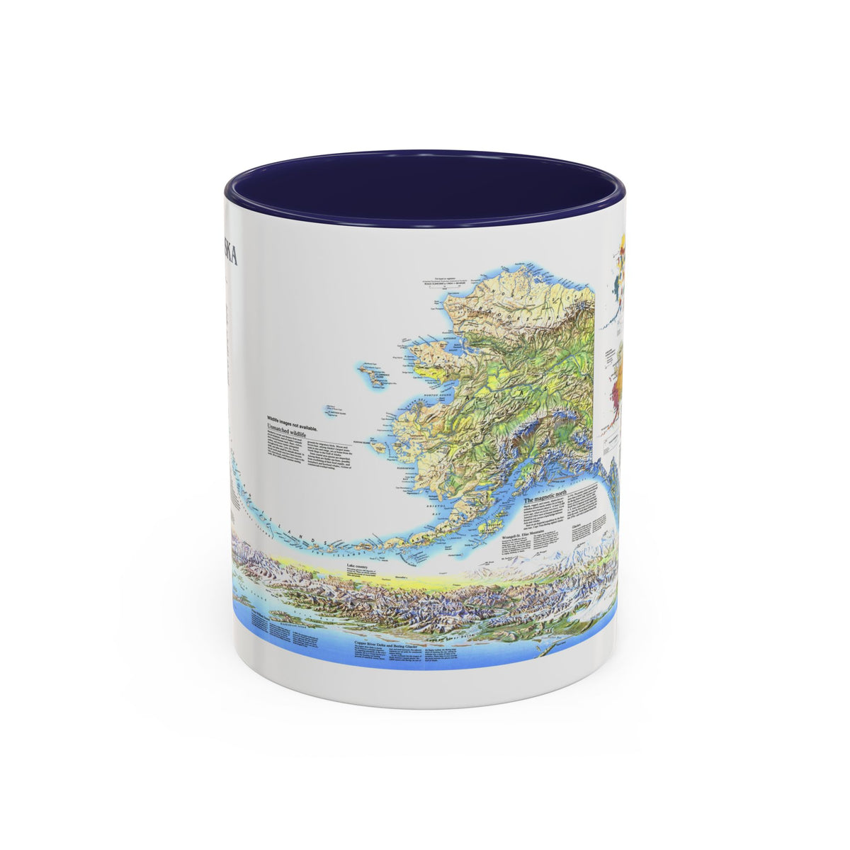 Alaska 2 (1994) (Map) Accent Coffee Mug