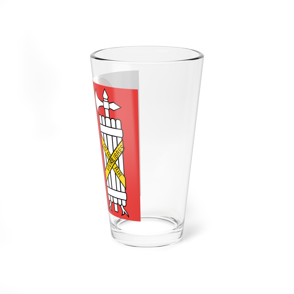 Ebauche Drapeau JU 1913 (Switzerland) Pint Glass 16oz