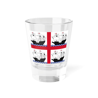 Trinity House Flag (United Kingdom) Shot Glass 1.5oz