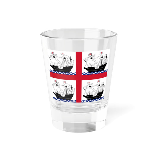 Trinity House Flag (United Kingdom) Shot Glass 1.5oz