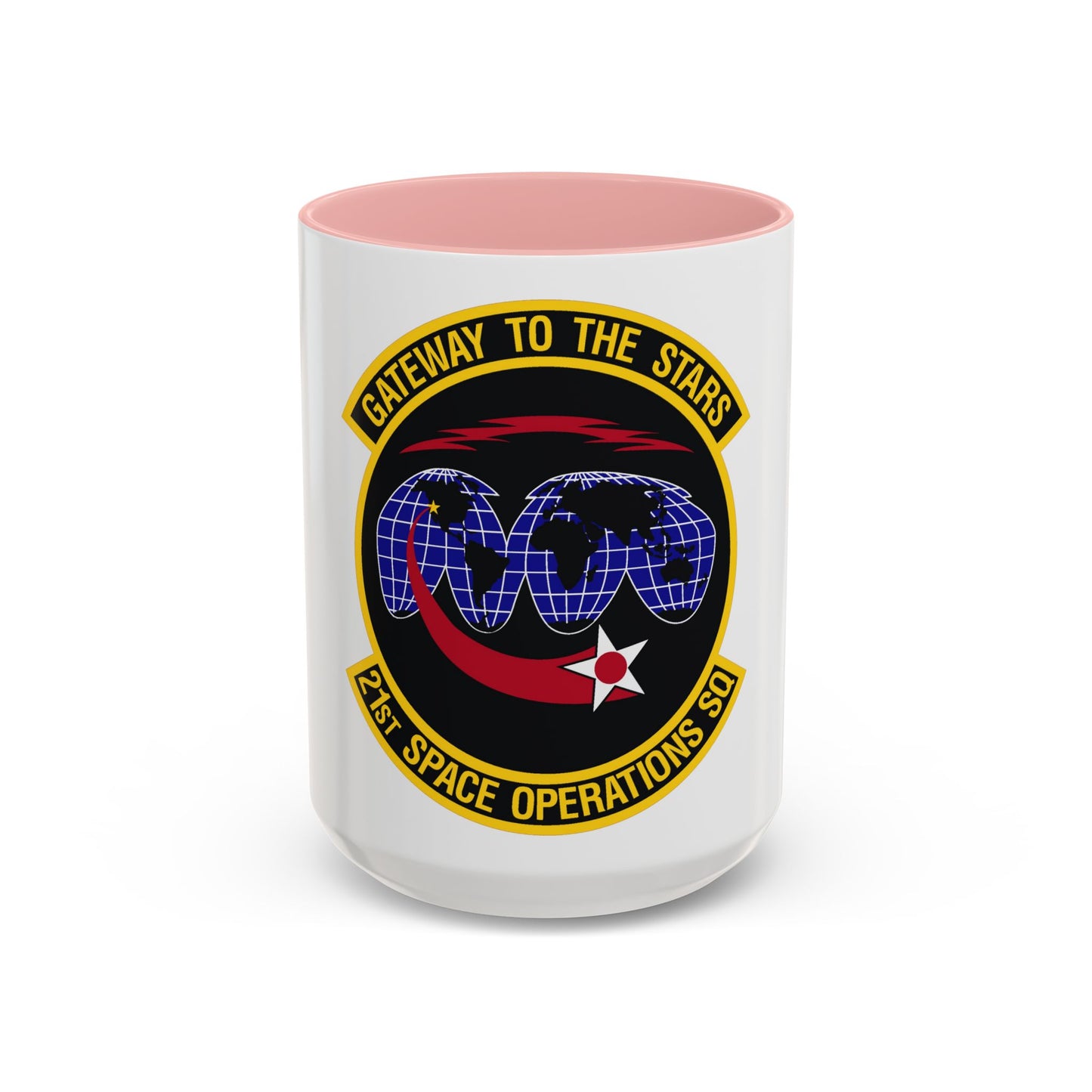 21st Space Operations Squadron (U.S. Air Force) Accent Coffee Mug