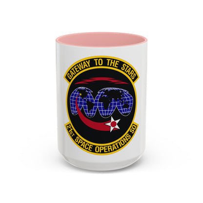 21st Space Operations Squadron (U.S. Air Force) Accent Coffee Mug