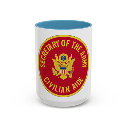 Civilian Aide to the Secretary of the (U.S. Army) Accent Coffee Mug