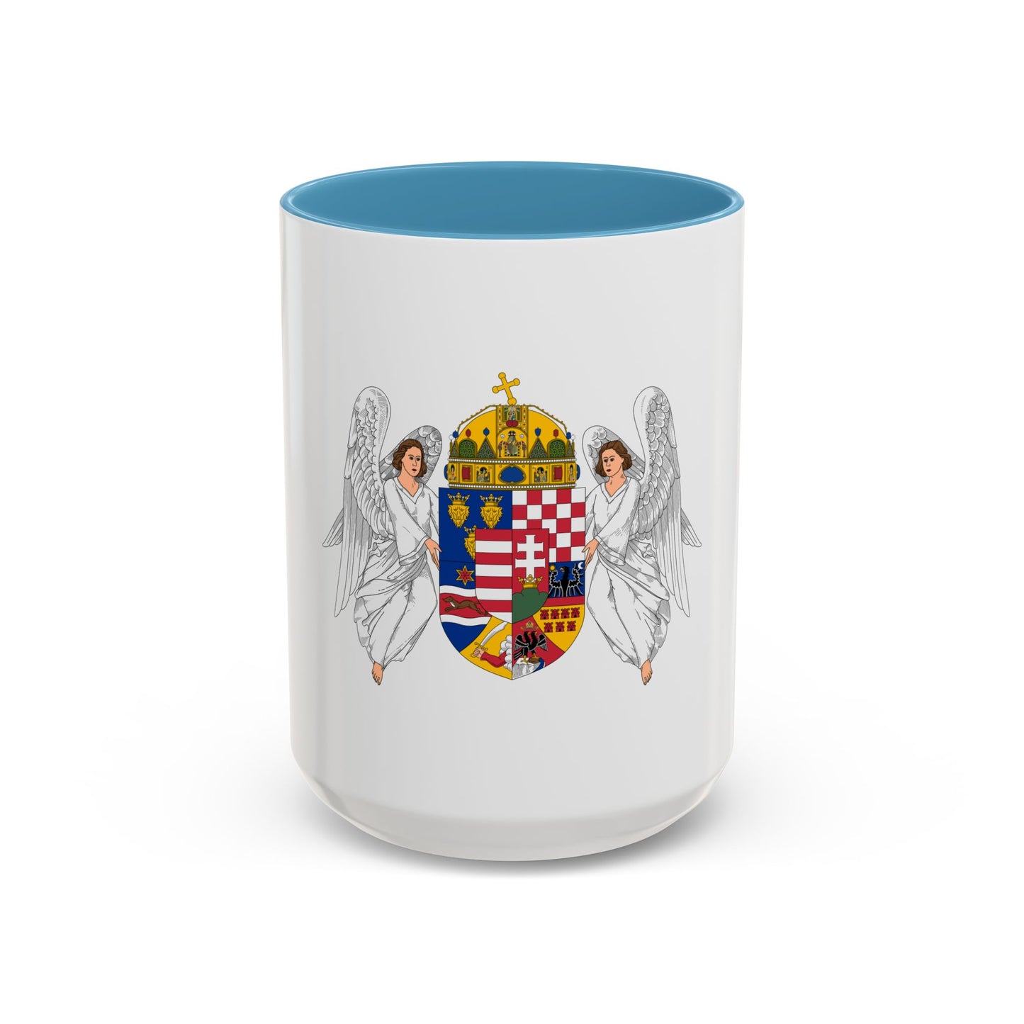 Coat of arms of the Lands of the Holy Hungarian Crown (1915-1918, 1919-1946) - Accent Coffee Mug