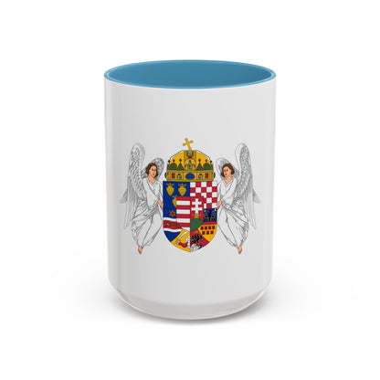 Coat of arms of the Lands of the Holy Hungarian Crown (1915-1918, 1919-1946) - Accent Coffee Mug