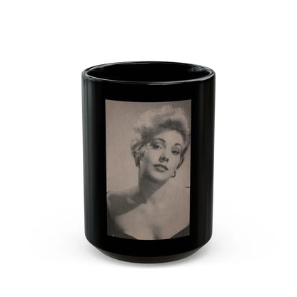 Kim Novak #173 - Scanned Mag. 66 Photos (Vintage Female Icon) Black Coffee Mug-15oz-Go Mug Yourself