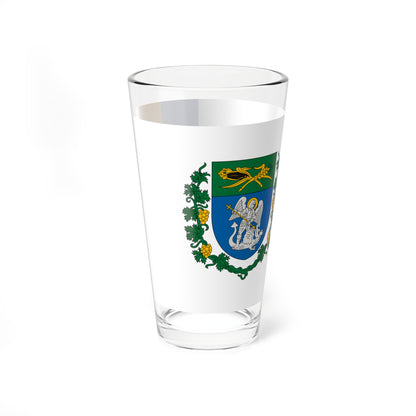 Flag of Sersekszolos (Hungary) Pint Glass 16oz