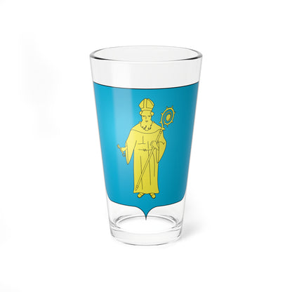 Uccle Blason (Belgium) (Coat of Arms) Pint Glass 16oz