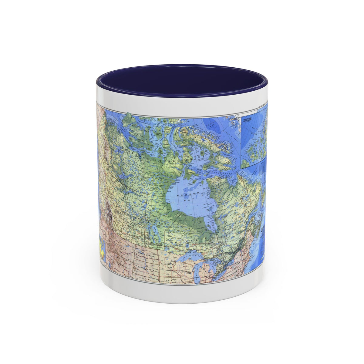 Canada (1985) (Map) Accent Coffee Mug