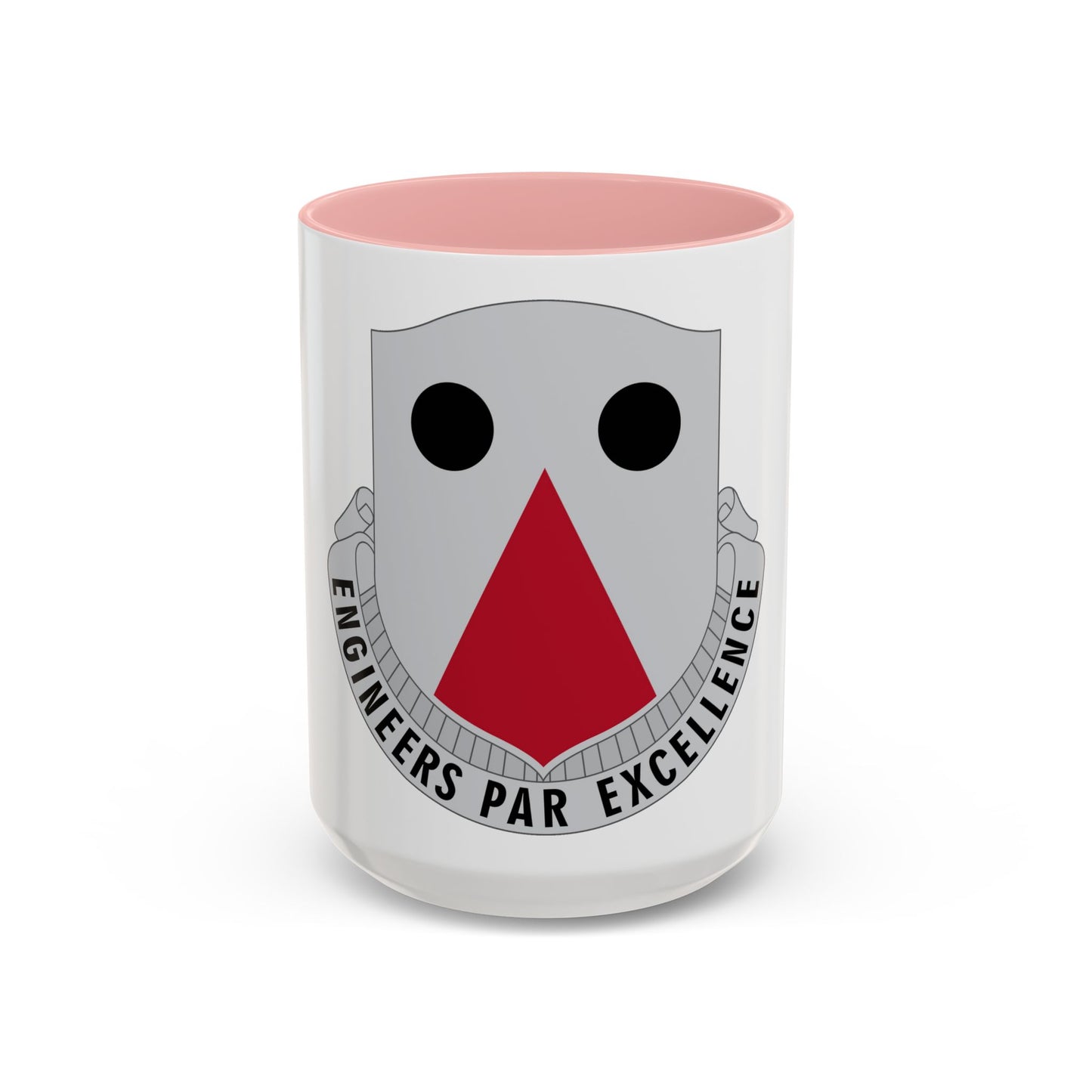 980 Engineer Battalion (U.S. Army) Accent Coffee Mug