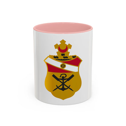 21 Engineer Battalion (U.S. Army) Accent Coffee Mug