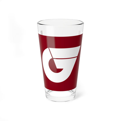 Flag of Muraoka Hyogo 1959-2005 (Japan) Pint Glass 16oz