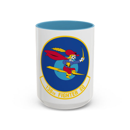 138 Fighter Squadron (U.S. Air Force) Accent Coffee Mug