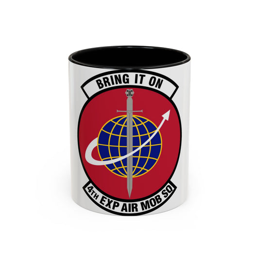 4th Expeditionary Air Mobility Squadron (U.S. Air Force) Accent Coffee Mug