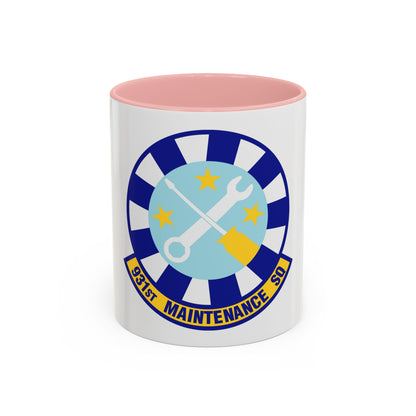 931st Maintenance Squadron (U.S. Air Force) Accent Coffee Mug