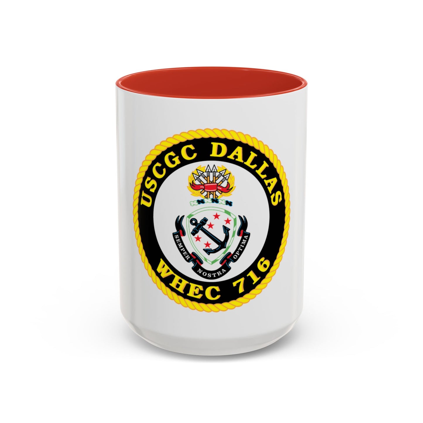 USCGC Dallas WHEC 716 (U.S. Coast Guard) Accent Coffee Mug