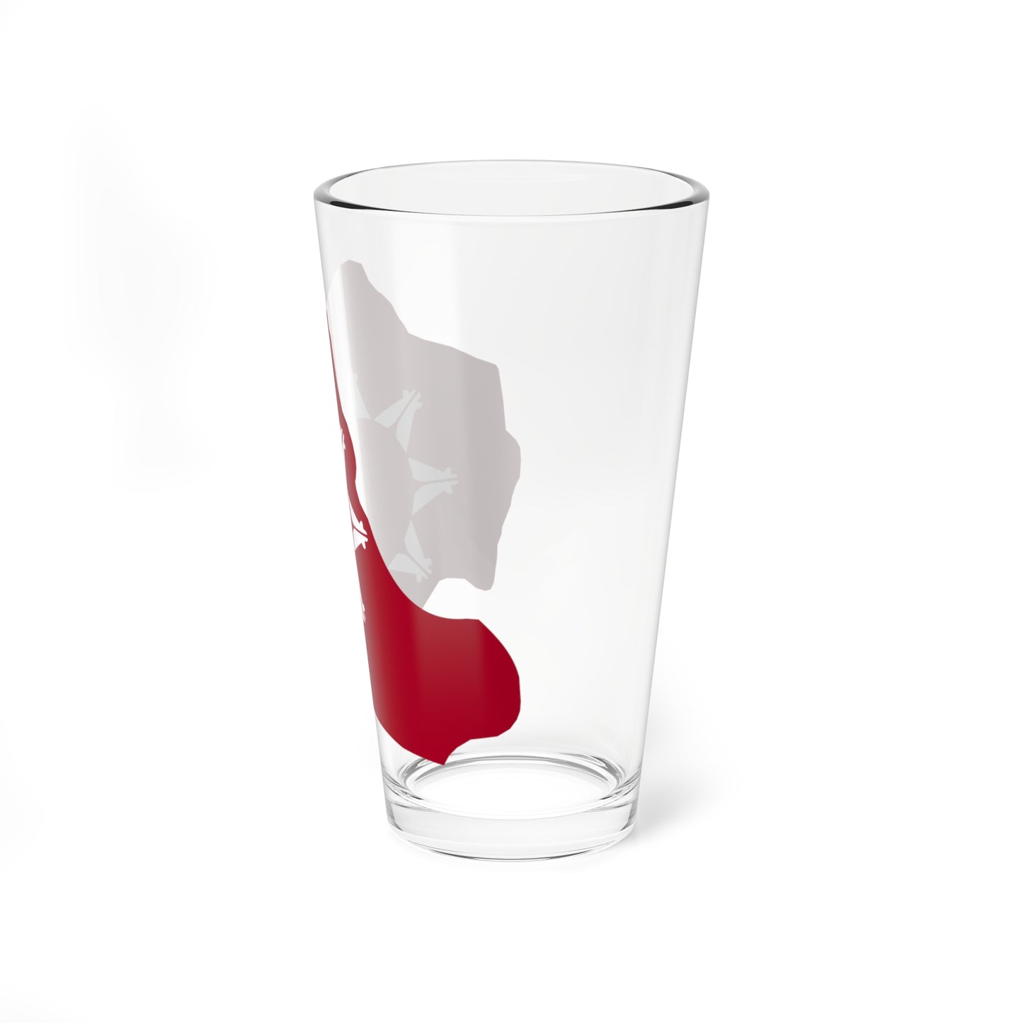 Republic of Lakotah flag map (United States) Pint Glass 16oz
