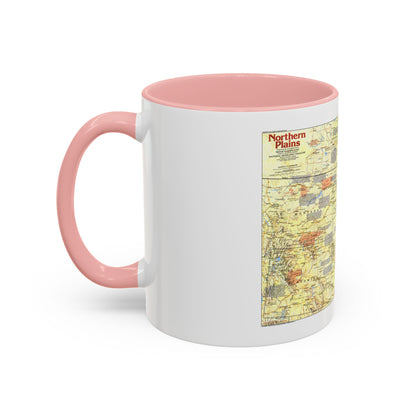 USA - Northern Plains 1 (1986) (Map) Accent Coffee Mug