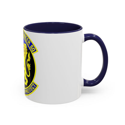 100 Civil Engineer Squadron USAFE (U.S. Air Force) Accent Coffee Mug