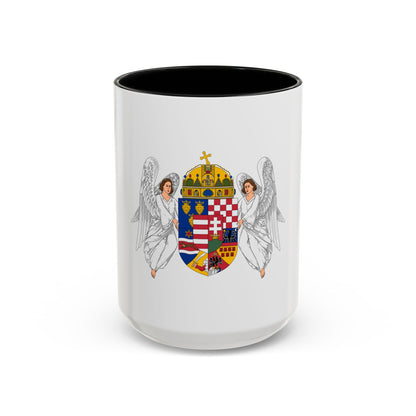 Coat of arms of the Lands of the Holy Hungarian Crown (1915-1918, 1919-1946) - Accent Coffee Mug