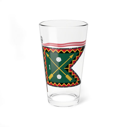 Lapin jääkäripataljoonan lippu (Finland) Pint Glass 16oz