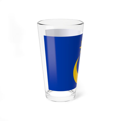 City Flag of Portsmouth (England) Pint Glass 16oz