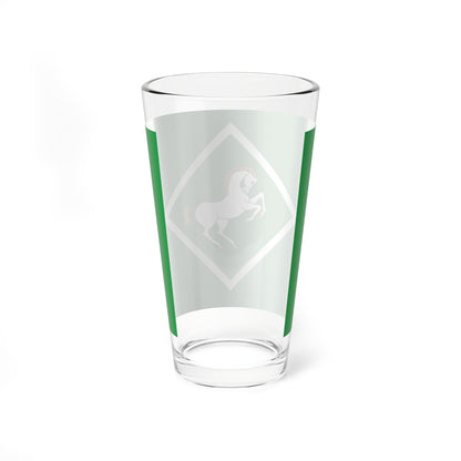 Flag of Yanaulsky rayon (Russia) Pint Glass 16oz