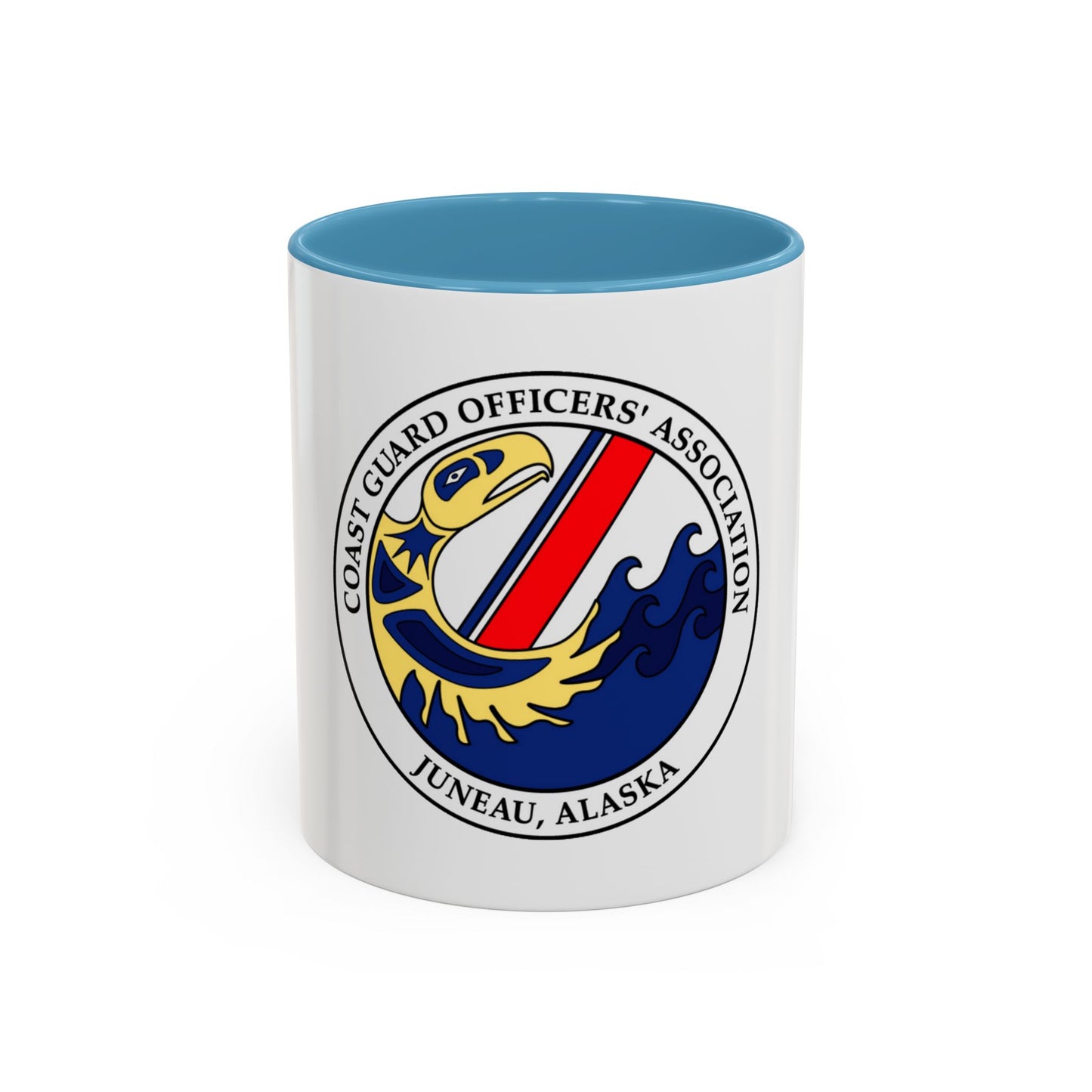 USCG Officers (U.S. Coast Guard) Accent Coffee Mug