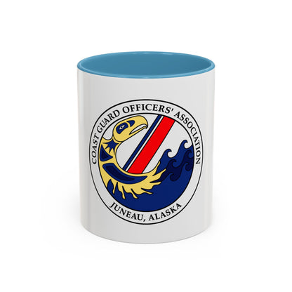 USCG Officers (U.S. Coast Guard) Accent Coffee Mug