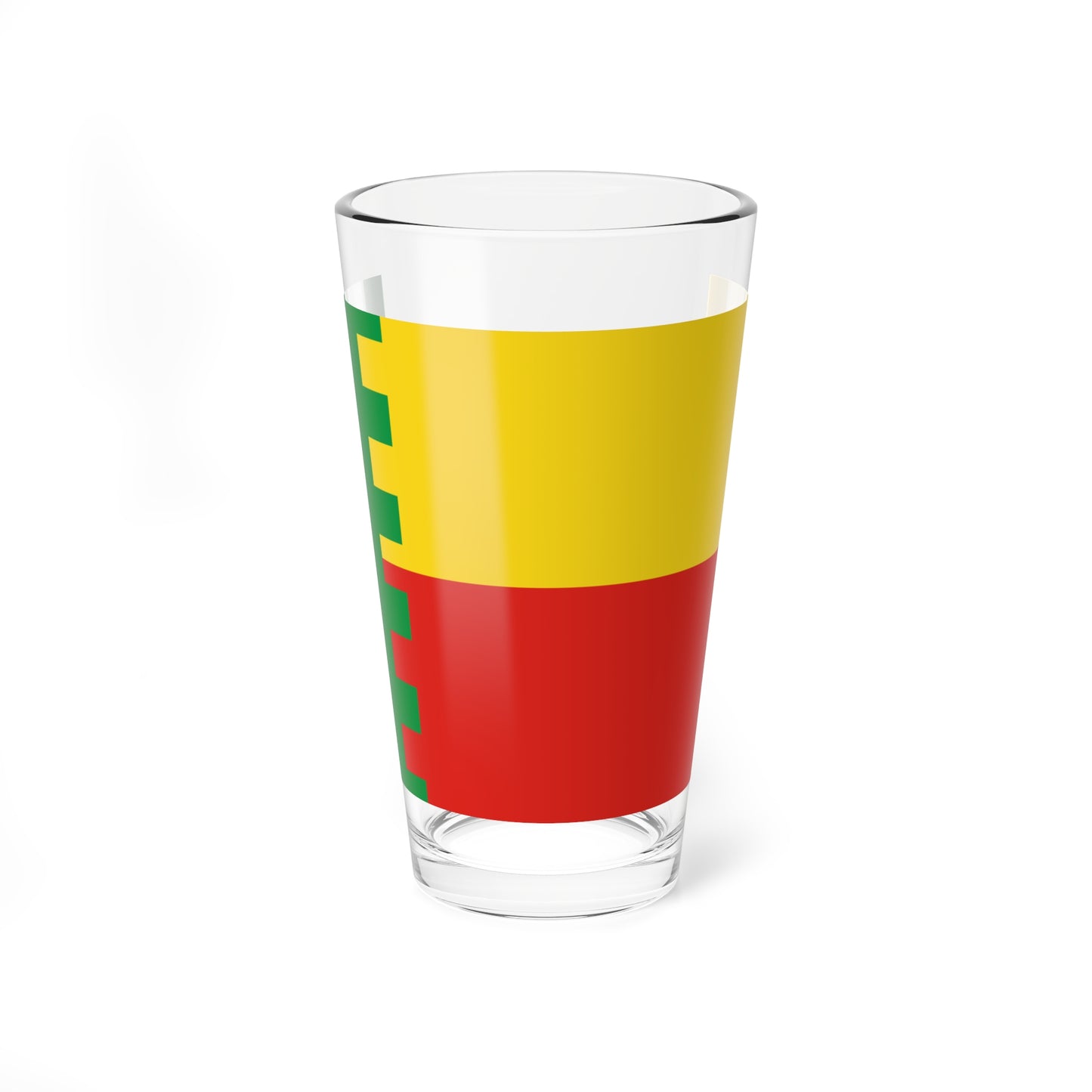 Flag of Pytalovsky rayon Pskov oblast (Russia) Pint Glass 16oz