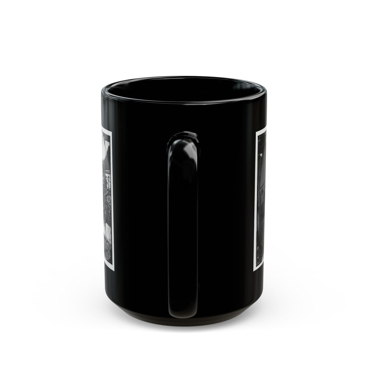 Culpeper Court House, Va.  Court House, With A Group Of Confederates Captured At Cedar Mountain On Balcony (U.S. Civil War) Black Coffee Mug