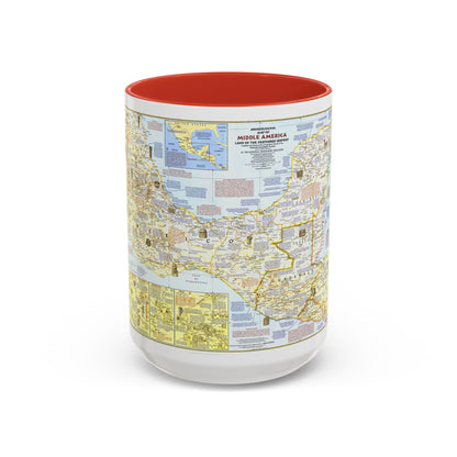 Tasse à café décorative Amérique centrale - Carte archéologique 1 (1968) (Carte)