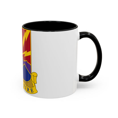 593rd Field Artillery Battalion (U.S. Army) Accent Coffee Mug