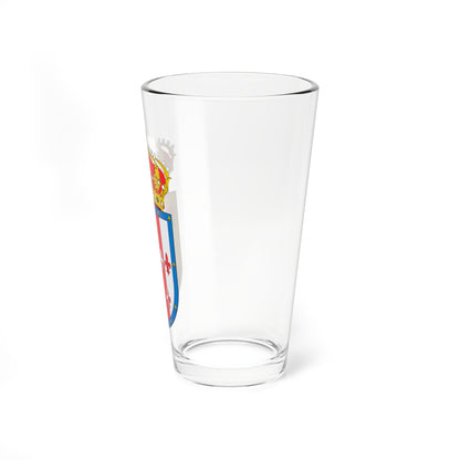 Escudo de Alcanadre-La Rioja (Spain) (Coat of Arms) Pint Glass 16oz