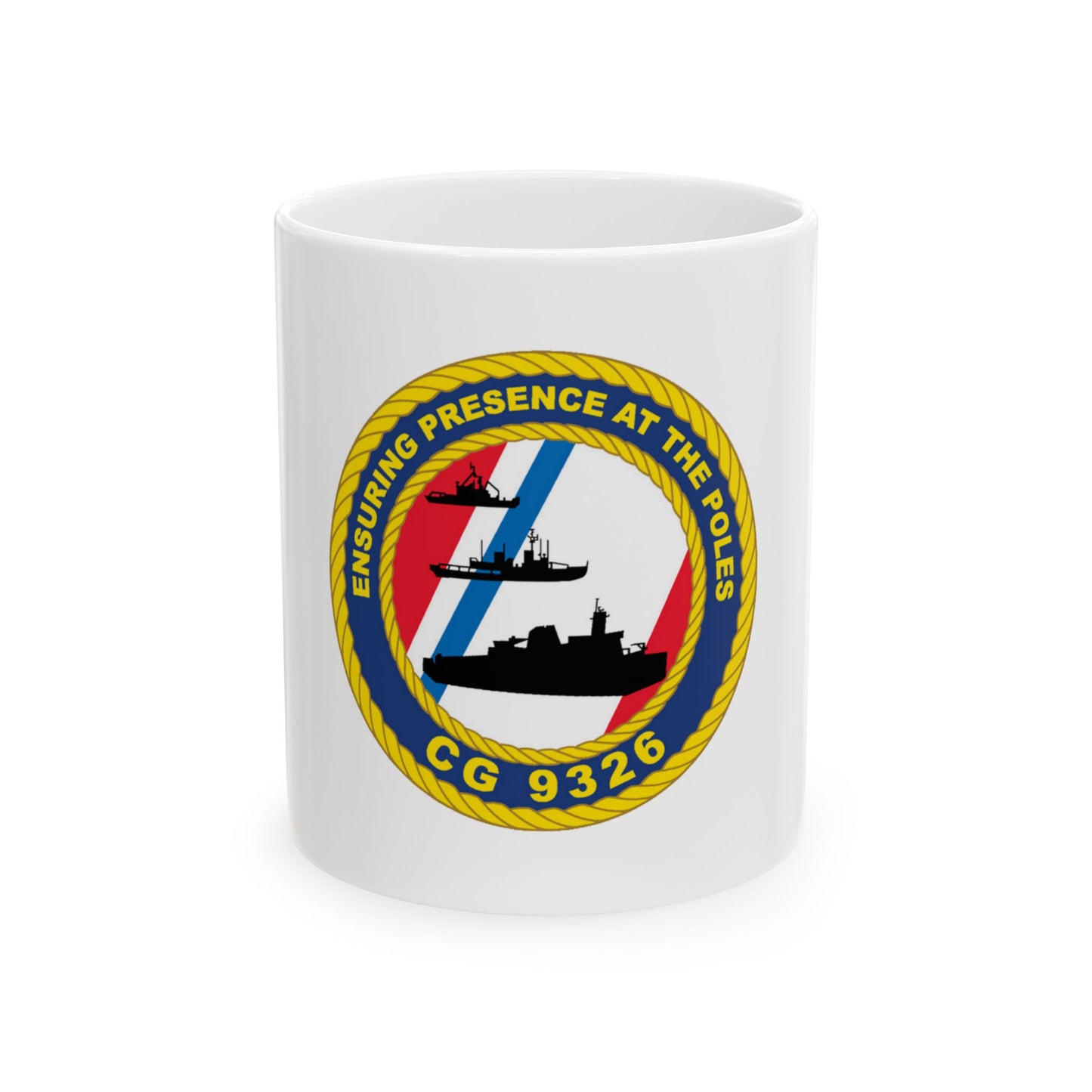 CG 9326 (U.S. Coast Guard) White Coffee Mug
