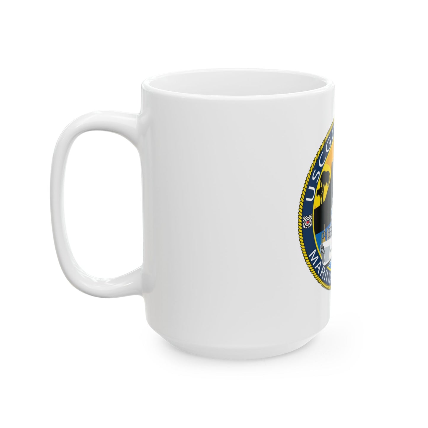 USCG Halibut Marina Del Ray CA (U.S. Coast Guard) White Coffee Mug