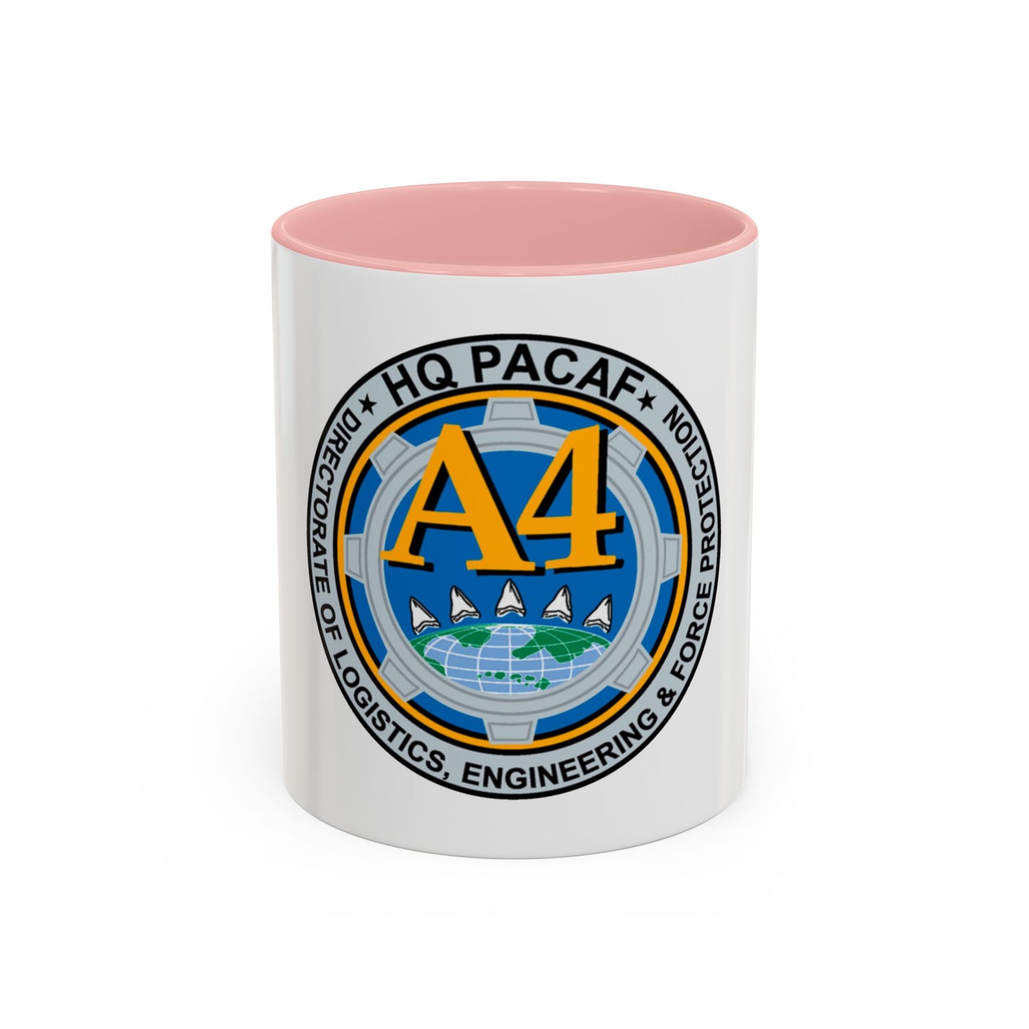 HQ PACAF A4 (U.S. Air Force) Accent Coffee Mug