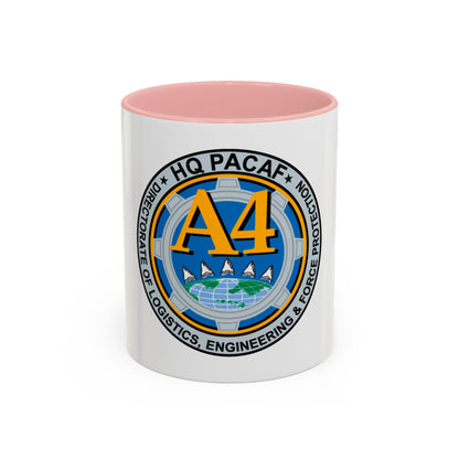 HQ PACAF A4 (U.S. Air Force) Accent Coffee Mug
