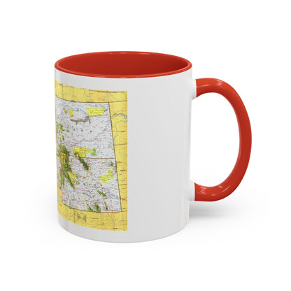 USA - Northwest 1 (1973) (Map) Accent Coffee Mug