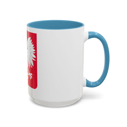 Coat of arms of Poland (1980-1990) - Accent Coffee Mug