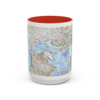Top Of The World (1965) (Map) Accent Coffee Mug