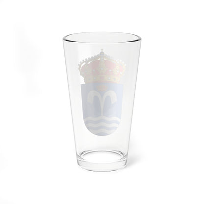 Escudo de Arnedillo-La Rioja (Spain) (Coat of Arms) Pint Glass 16oz