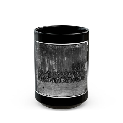 Petersburg, Virginia. Officers Of 114th Pennsylvania Infantry (U.S. Civil War) Black Coffee Mug