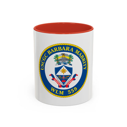 USCGC Barbara Mabrity WLM 559 (U.S. Coast Guard) Accent Coffee Mug