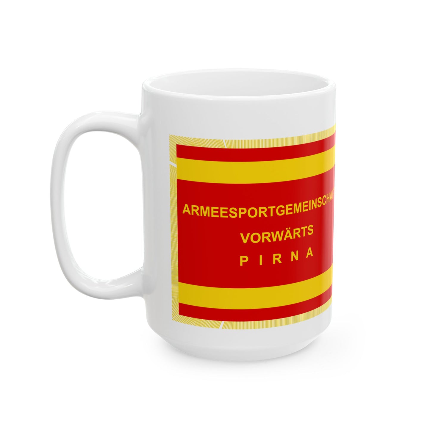 ASV ASG Pirna Fahne 1980er (Germany) White Coffee Mug