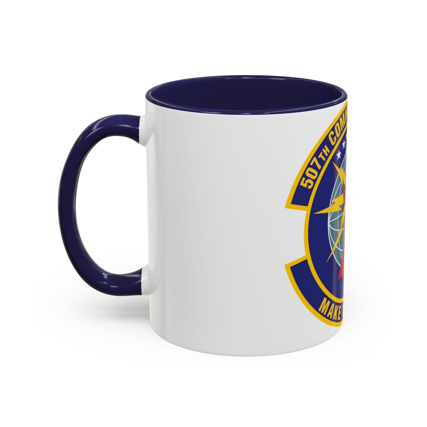 507th Communications Flight (U.S. Air Force) Accent Coffee Mug