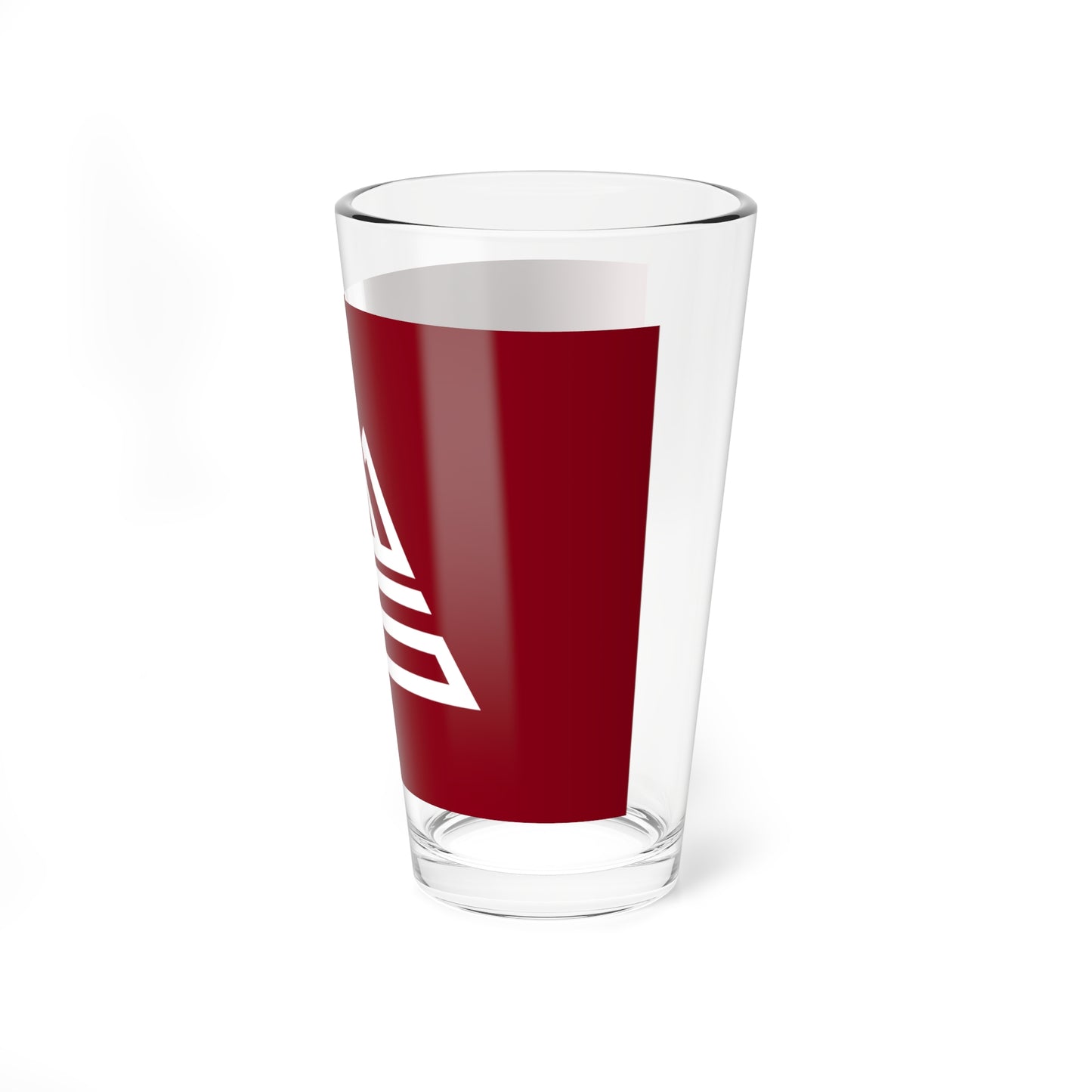 Flag of Iwase Ibaraki 1955-2005 no text (Japan) Pint Glass 16oz
