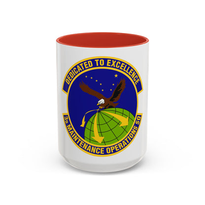 3d Maintenance Operations Squadron (U.S. Air Force) Accent Coffee Mug